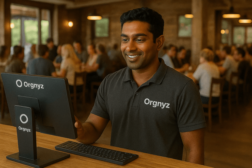 Orgnyz POS System integrated with KDS to improve order flow
